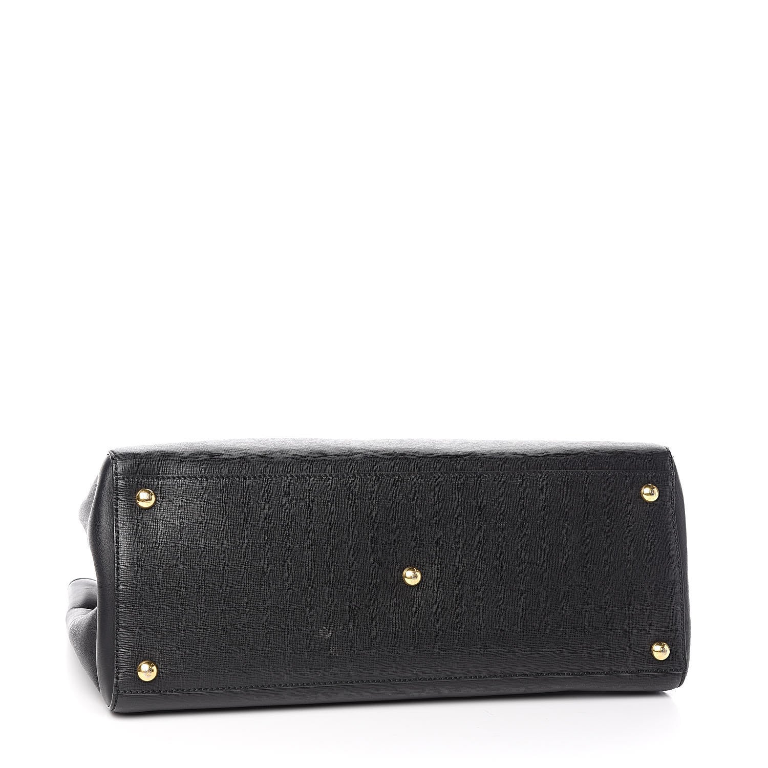 Fendi Vitello Elite Regular 2Jours Tote Black 4 of 12