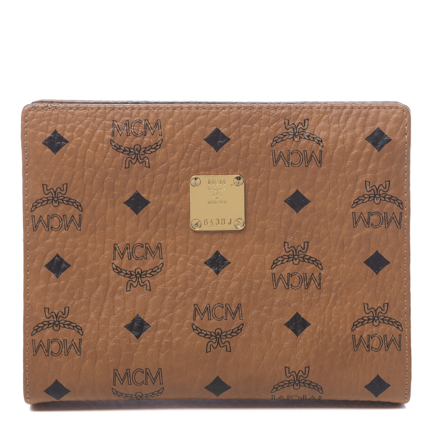 Visetos Small Zip Pouch Cognac