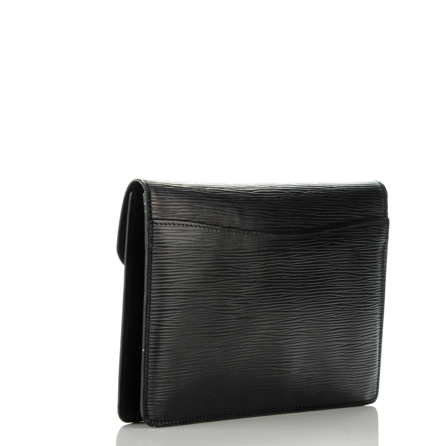 Louis Vuitton Epi Montaigne Clutch MM Black 3 of 7