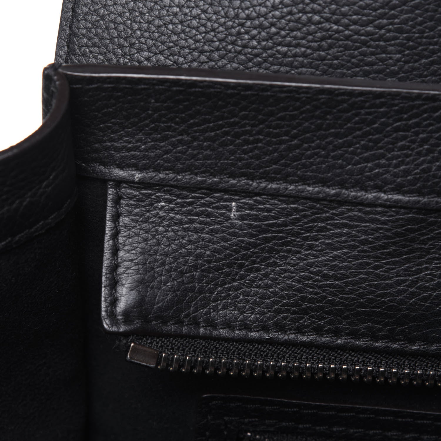 Celine Drummed Calfskin Mini Luggage Black 8 of 14