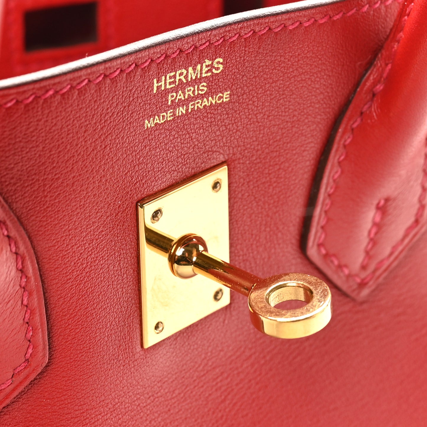 Swift Birkin 25 Rouge Casaque