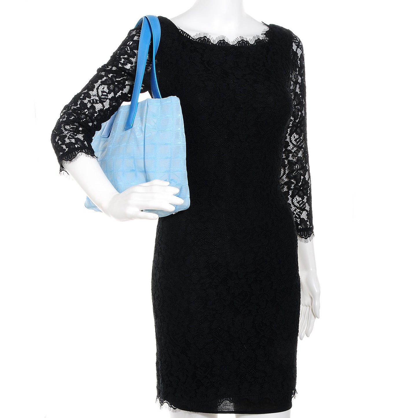 Nylon Travel Tote Blue