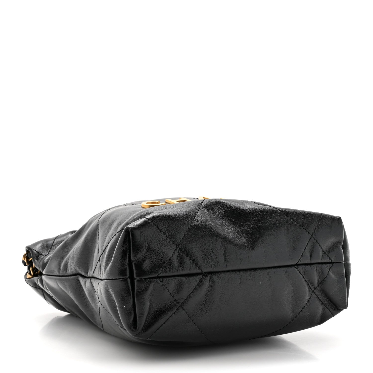 Chanel Shiny Calfskin Quilted Mini Chanel 22 Black 4 of 10