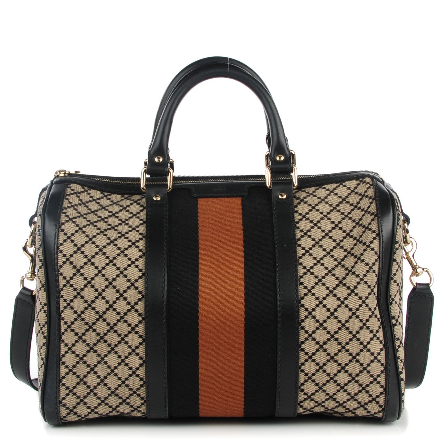 Diamante Vintage Web Medium Boston Black