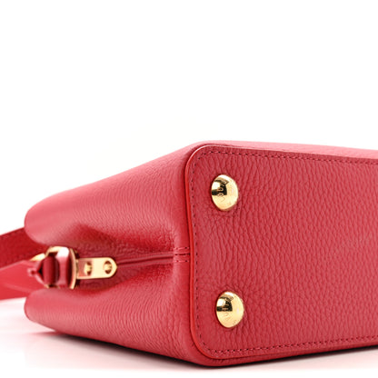 Louis Vuitton Taurillon Capucines BB Scarlet Red 8 of 9