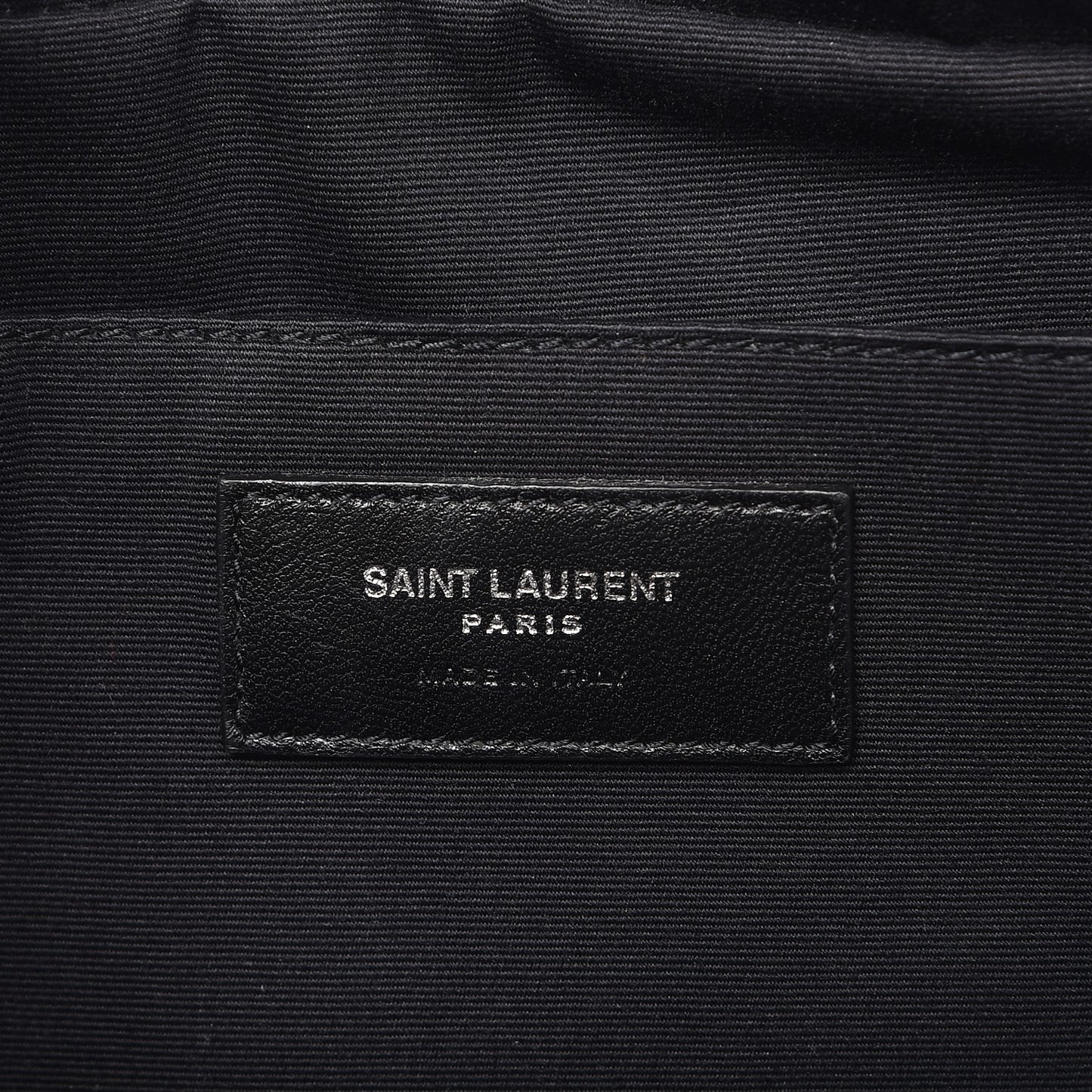 Lambskin Monogram Small Lou Camera Bag Black