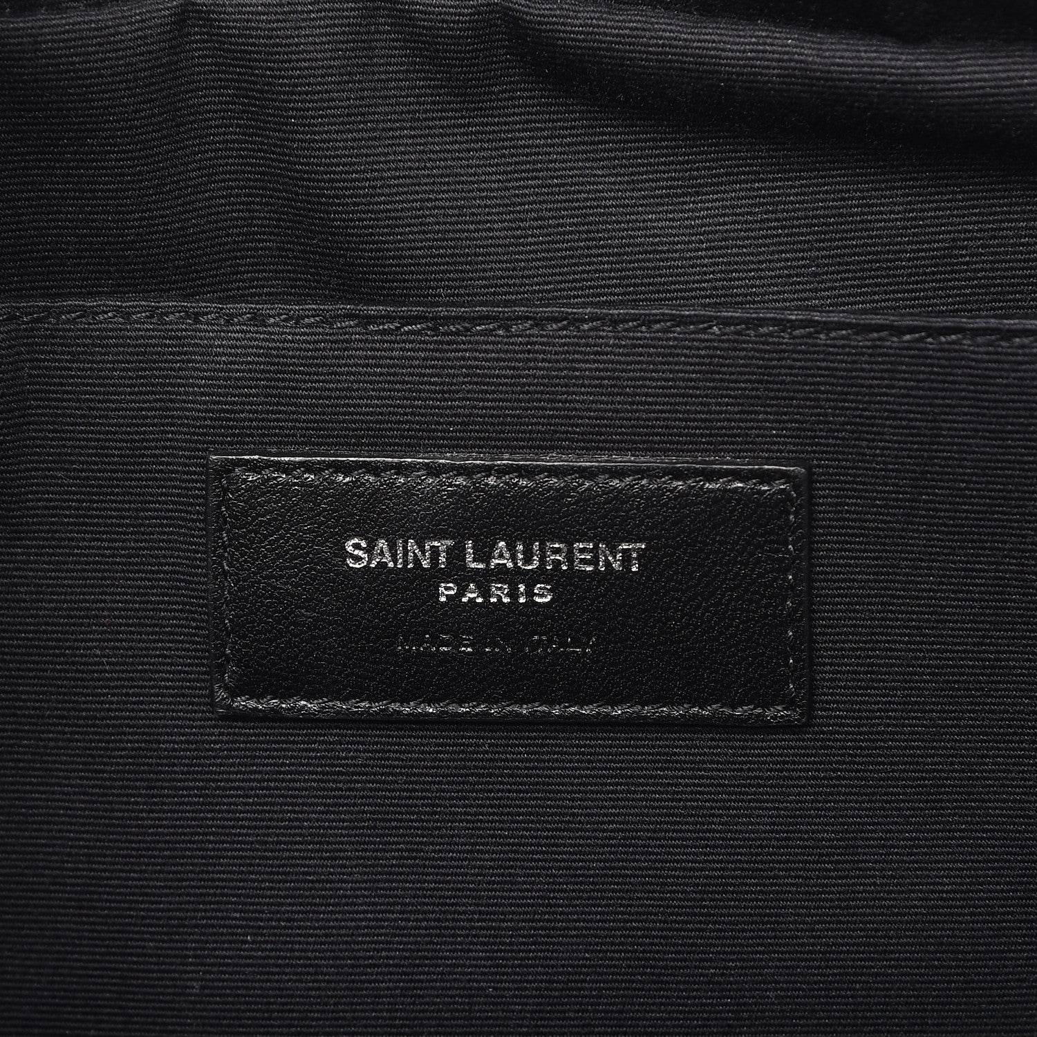 Saint Laurent Lambskin Monogram Small Lou Camera Bag Black 6 of 7