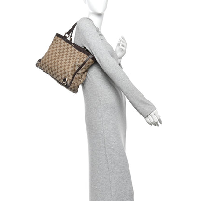 Gucci Monogram Medium Abbey Tote  Brown 3 of 14