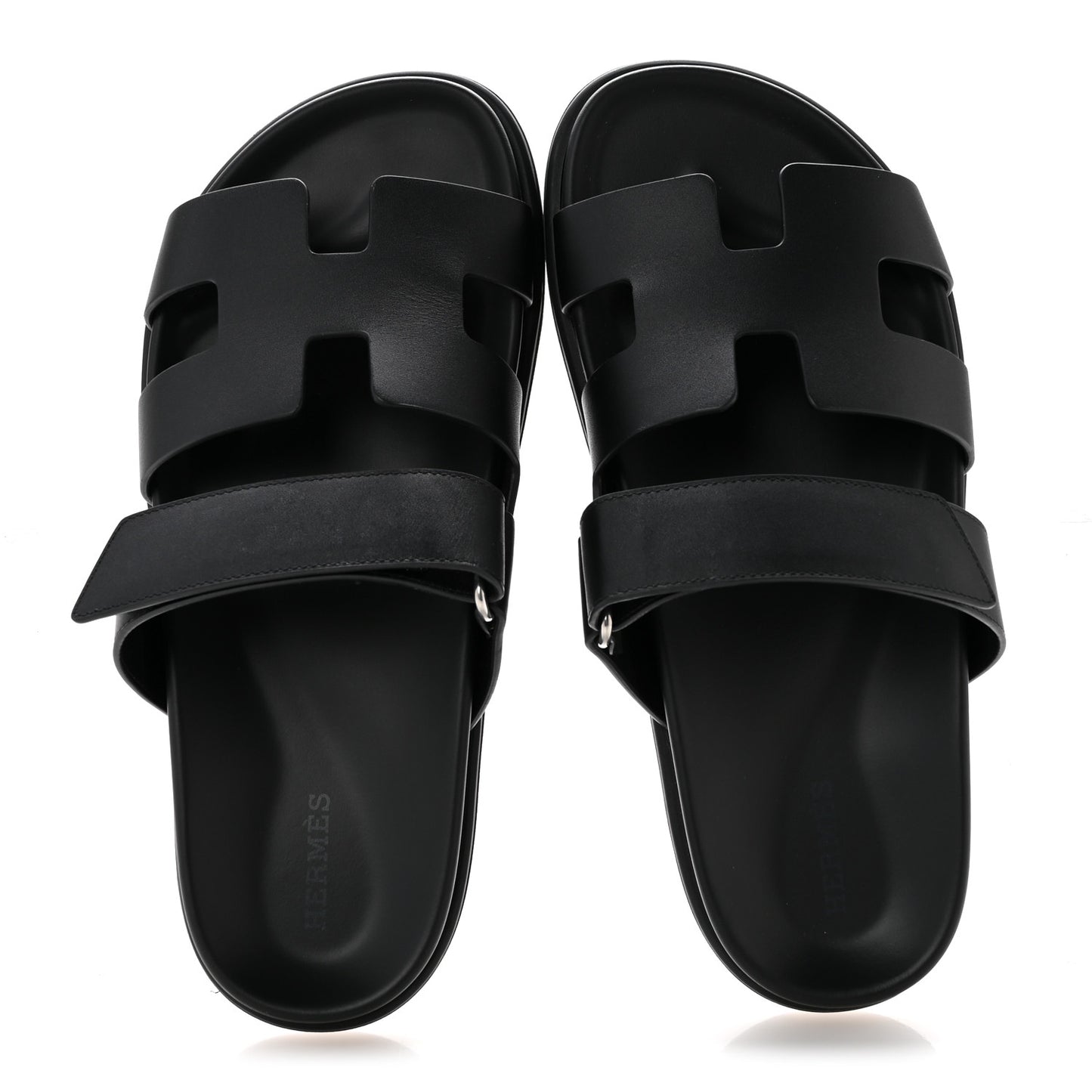 Calfskin Womens Chypre Sandals 38 Black