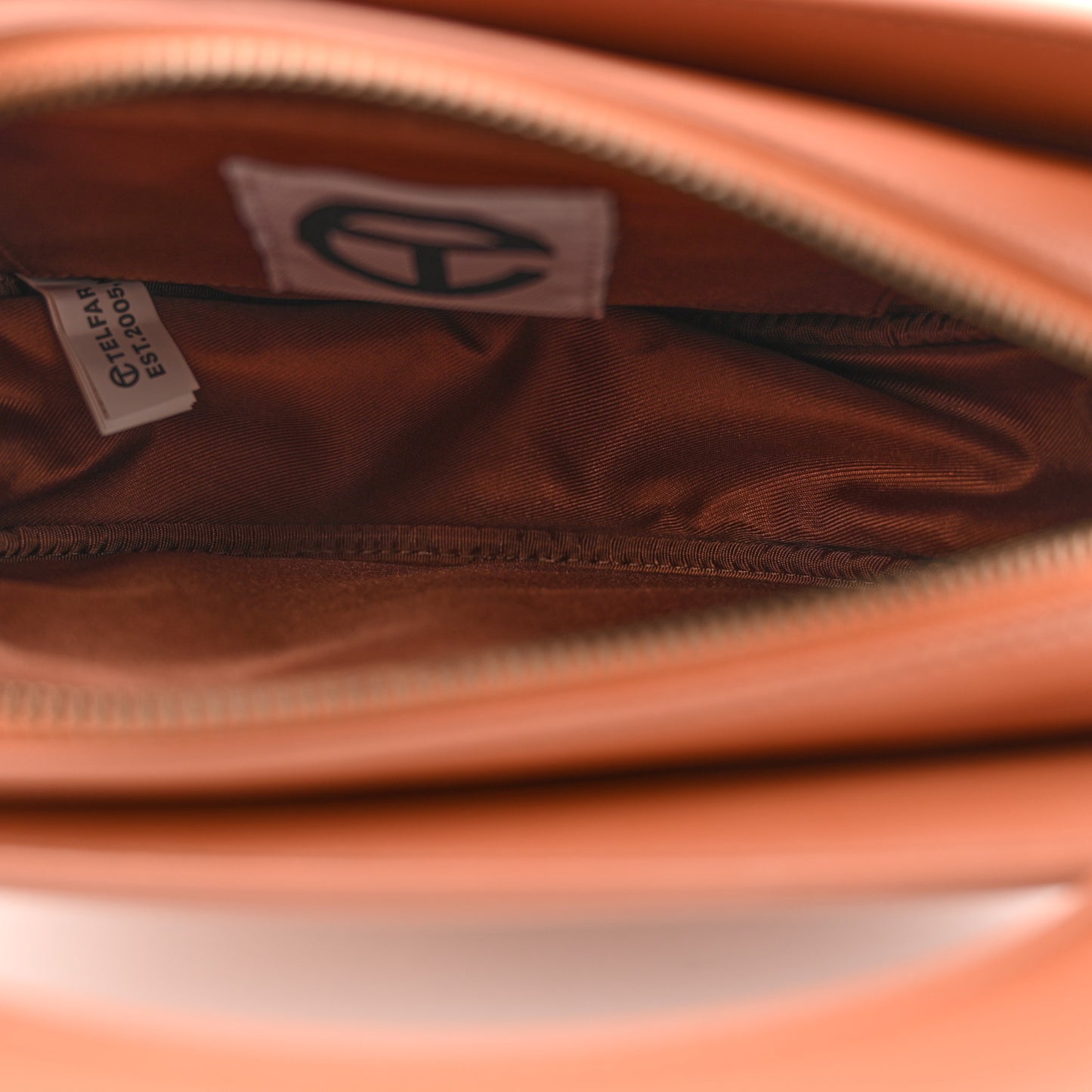 Vegan Leather Round Circle Bag Tan