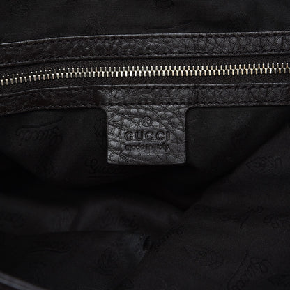 Gucci Calfskin Web Heritage Shoulder Bag Dark Brown 6 of 16