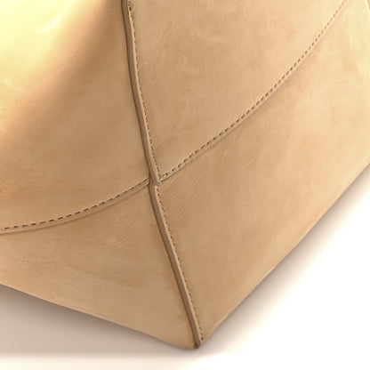 The Row Nubuck Medium N/S Park Tote Croissant 9 of 10