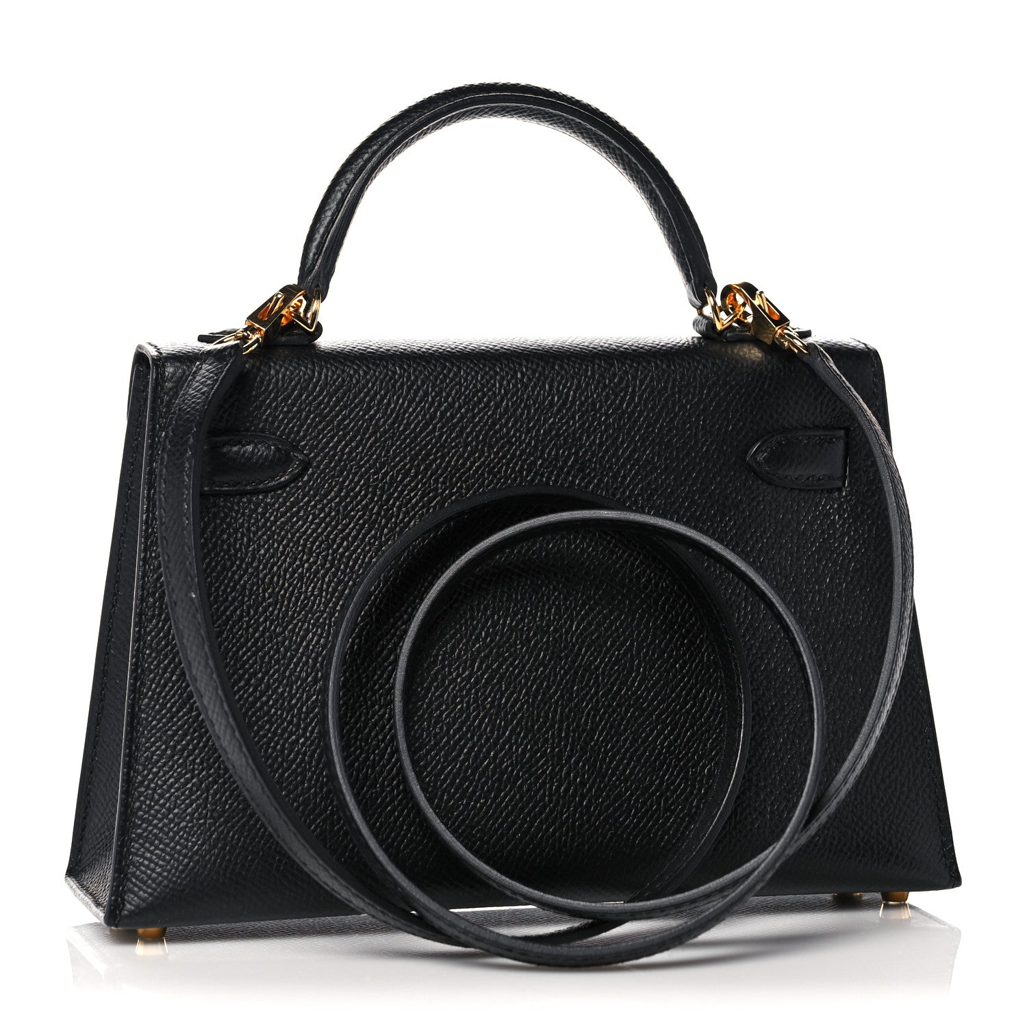 Hermes Epsom Mini Kelly Sellier 20 Black 3 of 32