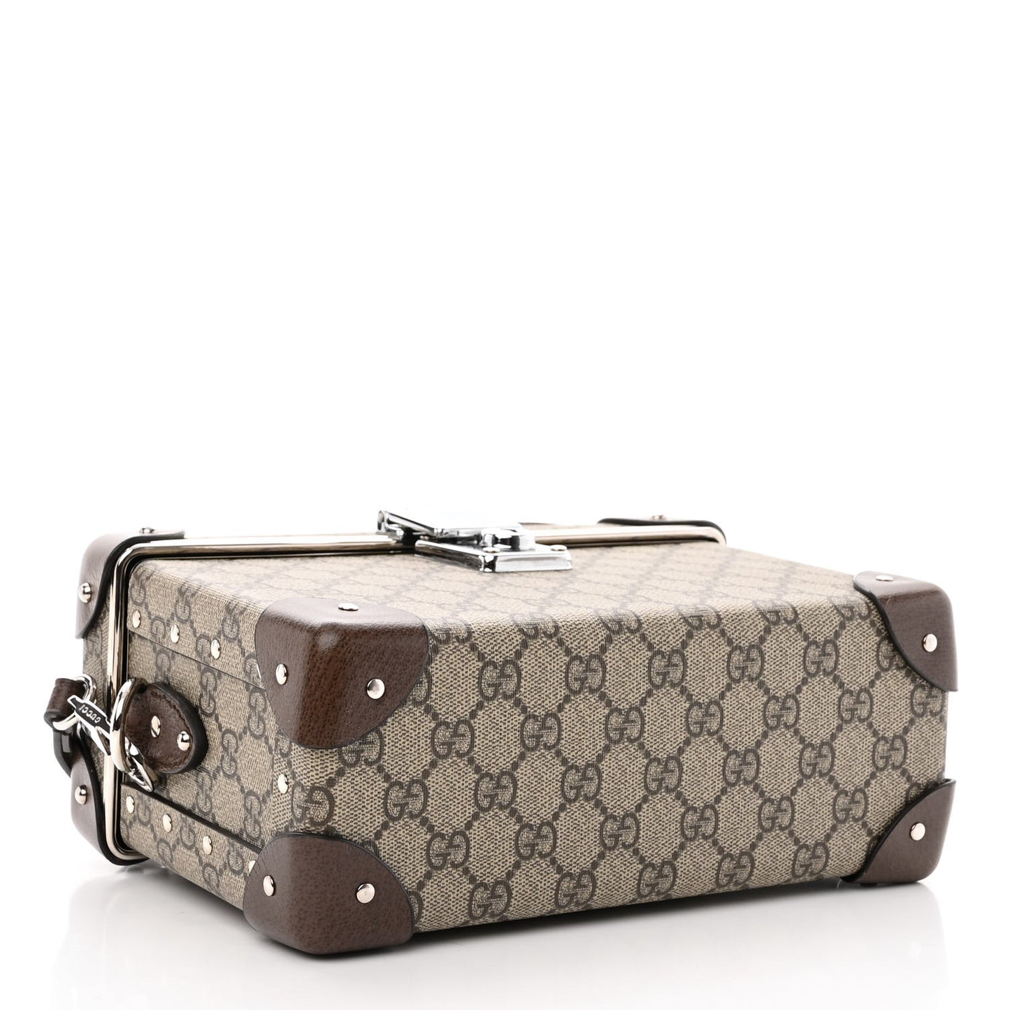 GG Supreme Monogram Globe-Trotter Beauty Case Brown