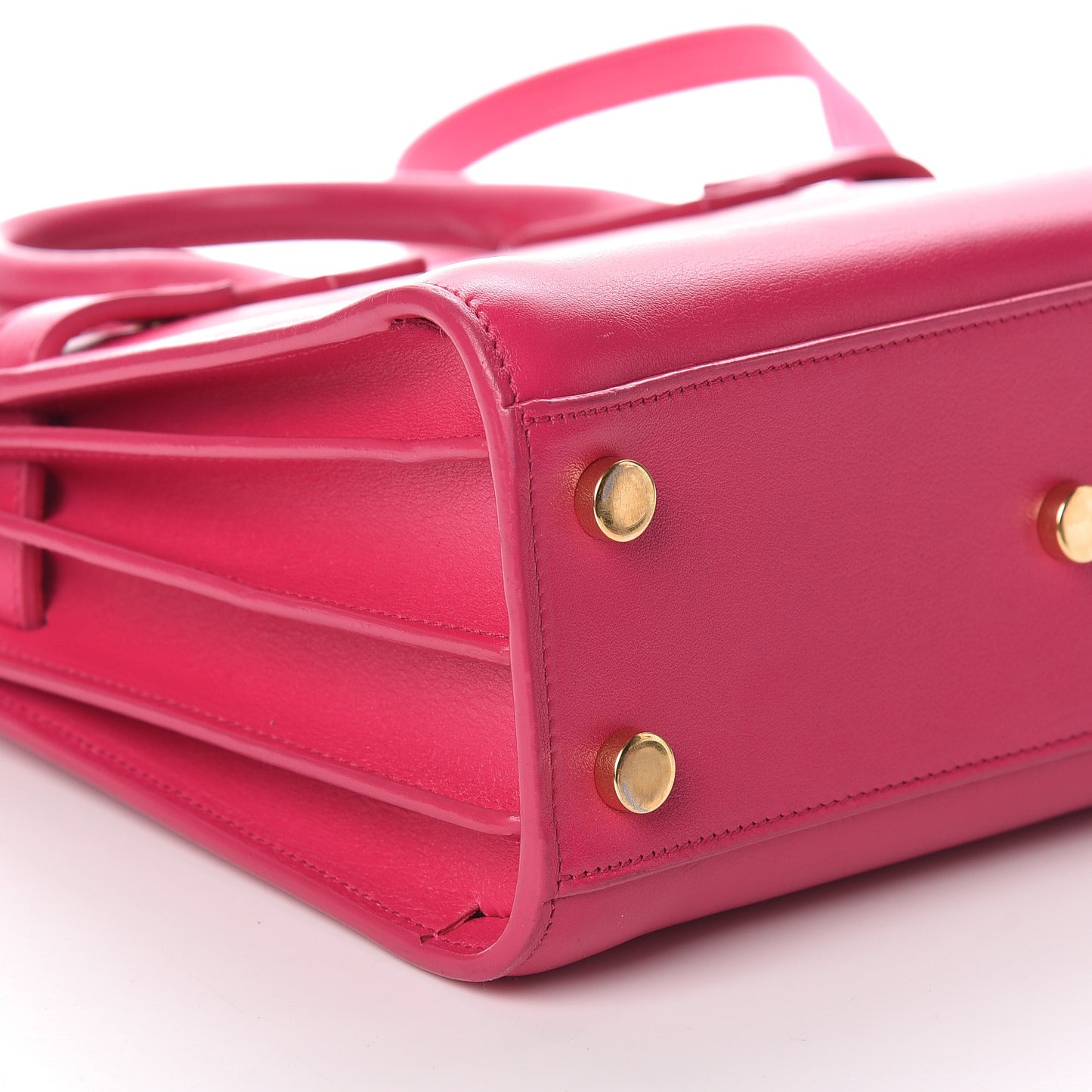 Calfskin Nano Sac De Jour Bubblegum