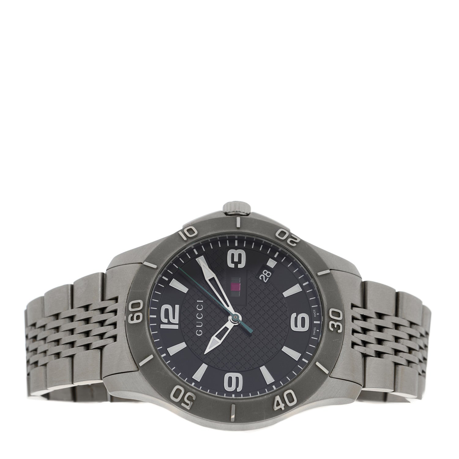 Gucci Stainless Steel 44mm G-Timeless Quartz Watch Black 2 of 5