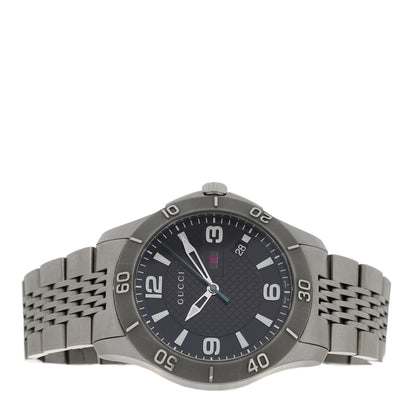 Gucci Stainless Steel 44mm G-Timeless Quartz Watch Black 2 of 5