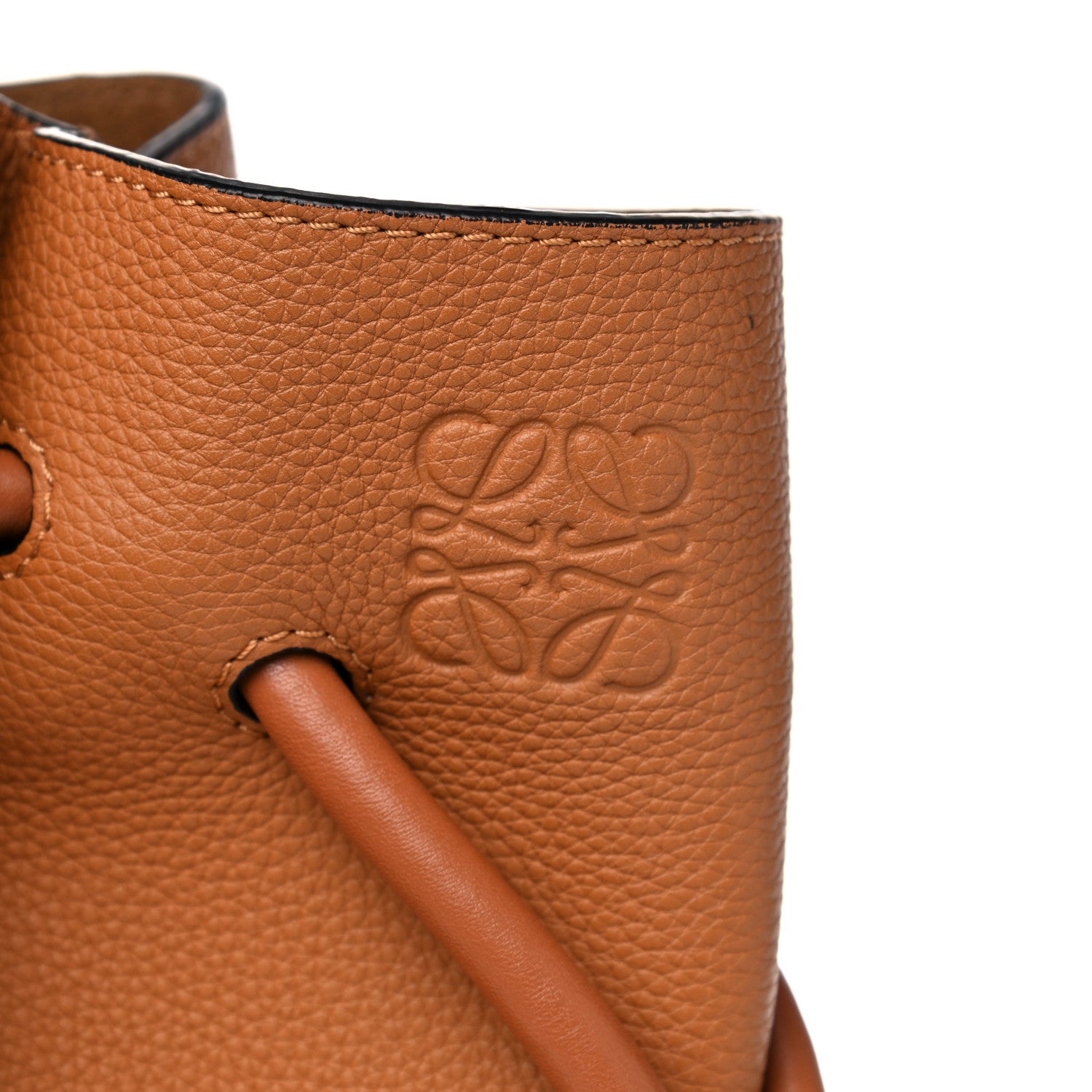 Loewe Calfskin Medium Flamenco Knot Bag Tan Light Caramel 16 of 16