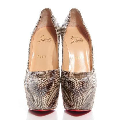 Christian Louboutin Ayers Daffodile 160 Pumps 39 Stone 2 of 7
