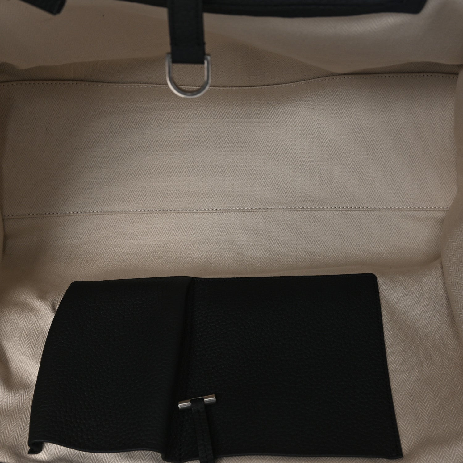 The Row Matte Grained Calfskin Marlo 17 Black 5 of 9