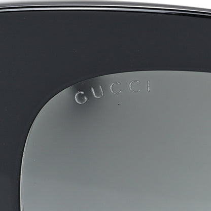 Gucci Acetate Crystal Star Round Frame Sunglasses GG0208S Black 3 of 7