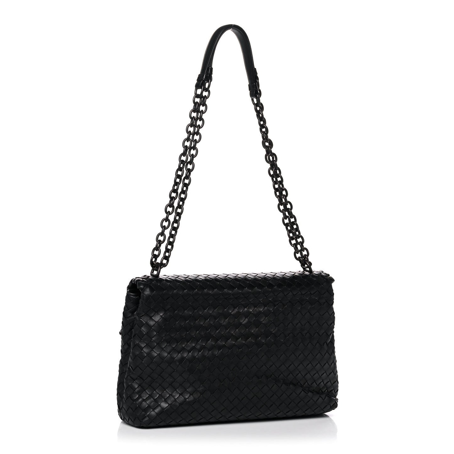 Nappa Intrecciato Small Olimpia Bag Black