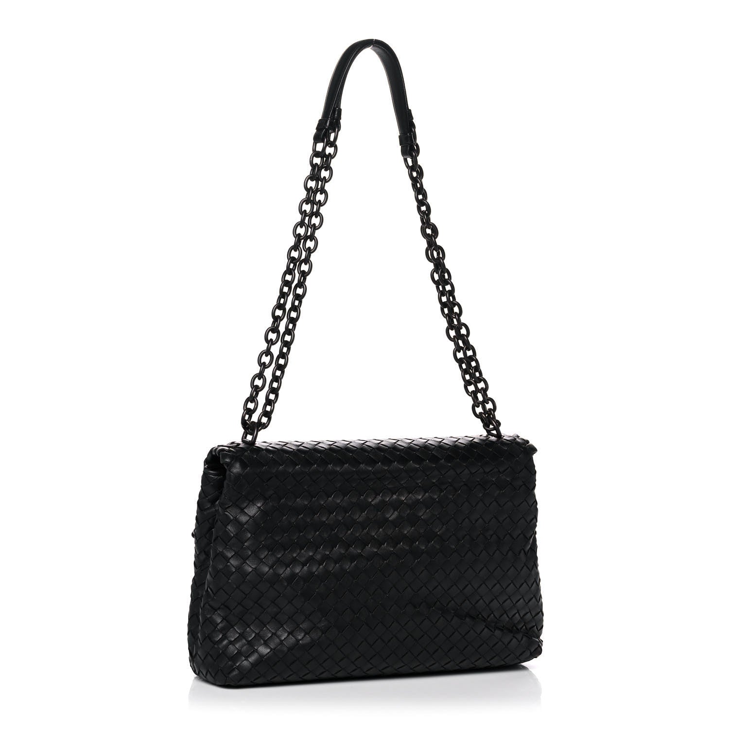 Bottega Veneta Nappa Intrecciato Small Olimpia Bag Black 3 of 11