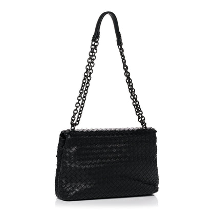 Bottega Veneta Nappa Intrecciato Small Olimpia Bag Black 3 of 11