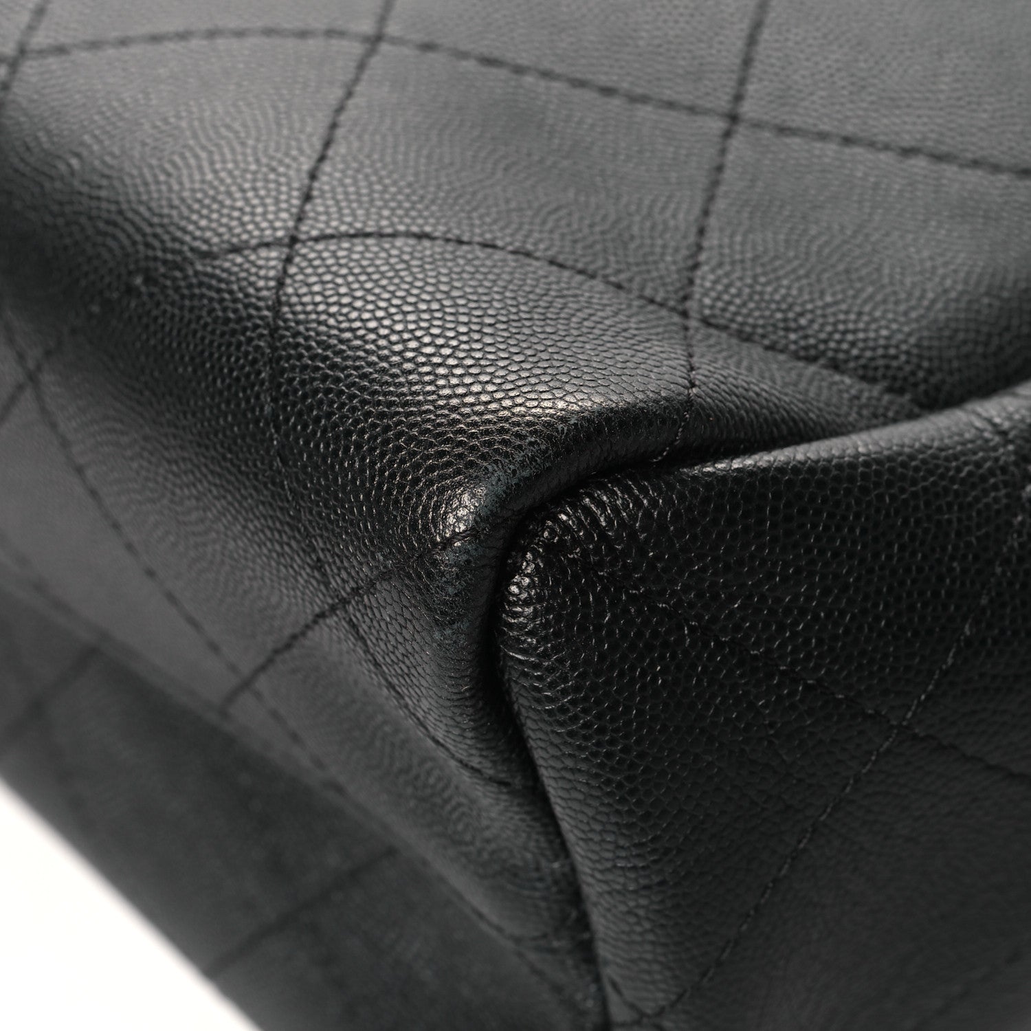 Chanel Caviar Stitched Medium Lady Coco Shopping Tote Black 11 of 11