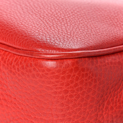 Gucci Pebbled Calfskin Small Soho Disco Bag Tabasco Red 16 of 20