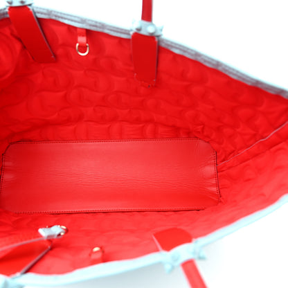 Christian Louboutin Nappa Embossed East West Cabata Tote Mineral 6 of 15