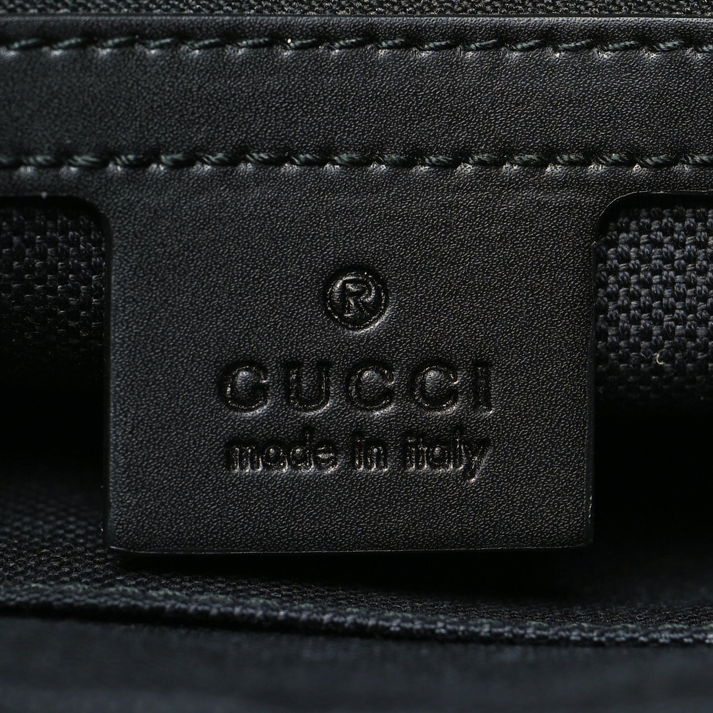 Soft GG Supreme Monogram Web Belt Bag Black Grey
