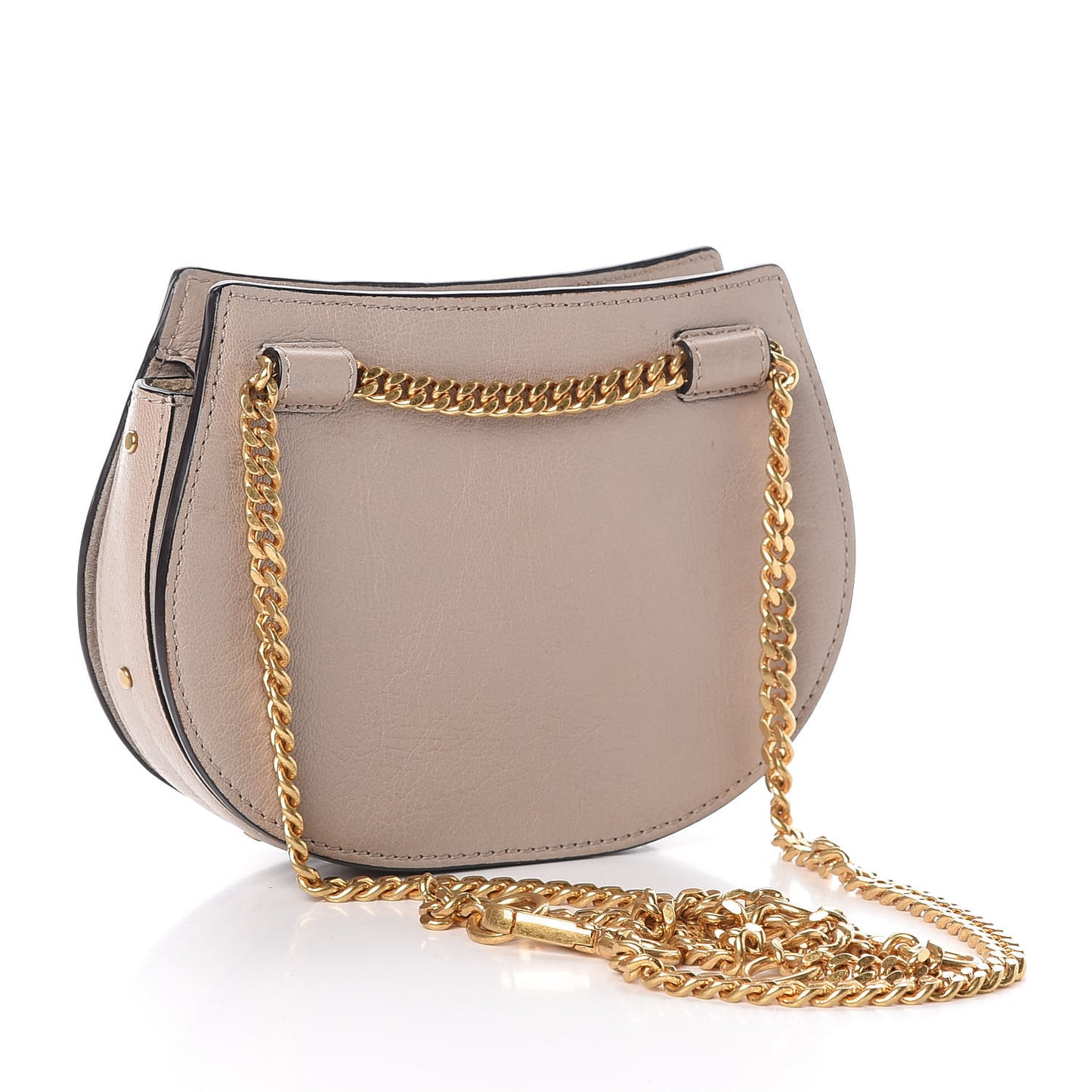 Calfskin Suede Mini Pixie Signature Belt Bag Motty Grey
