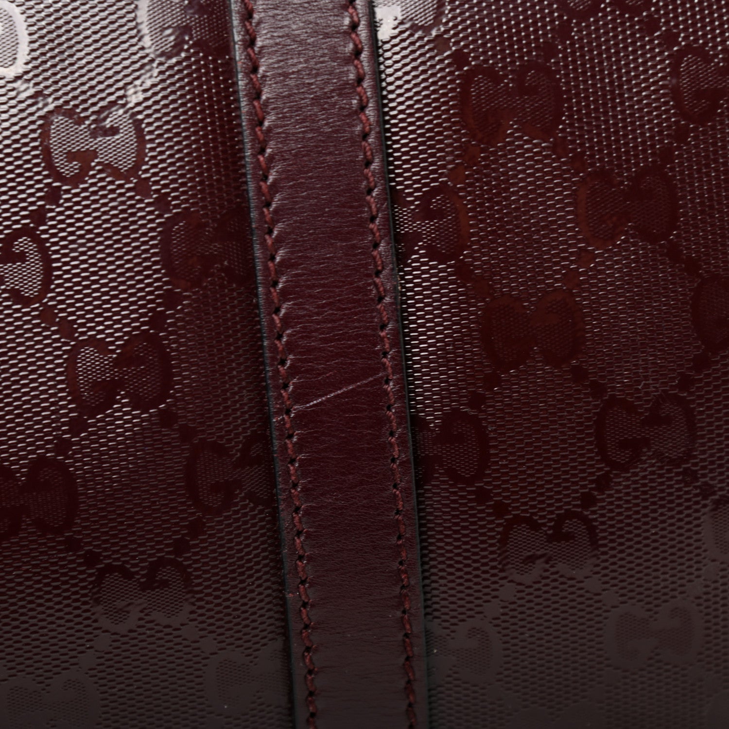 Gucci Imprime Monogram Large Carry On Duffle Bordeaux 15 of 16