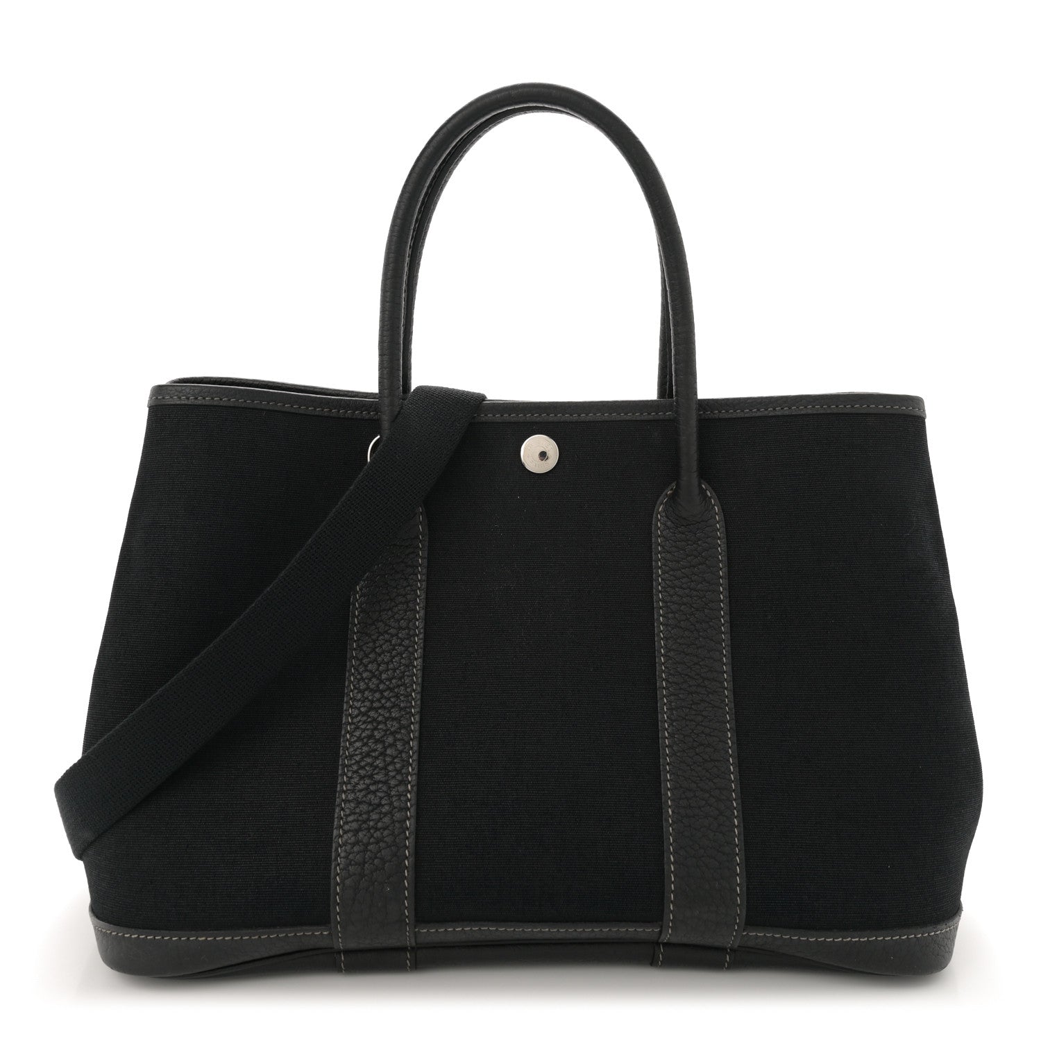 Hermes Buffle Skipper Toile Garden Party 30 TPM  Black 1 of 12