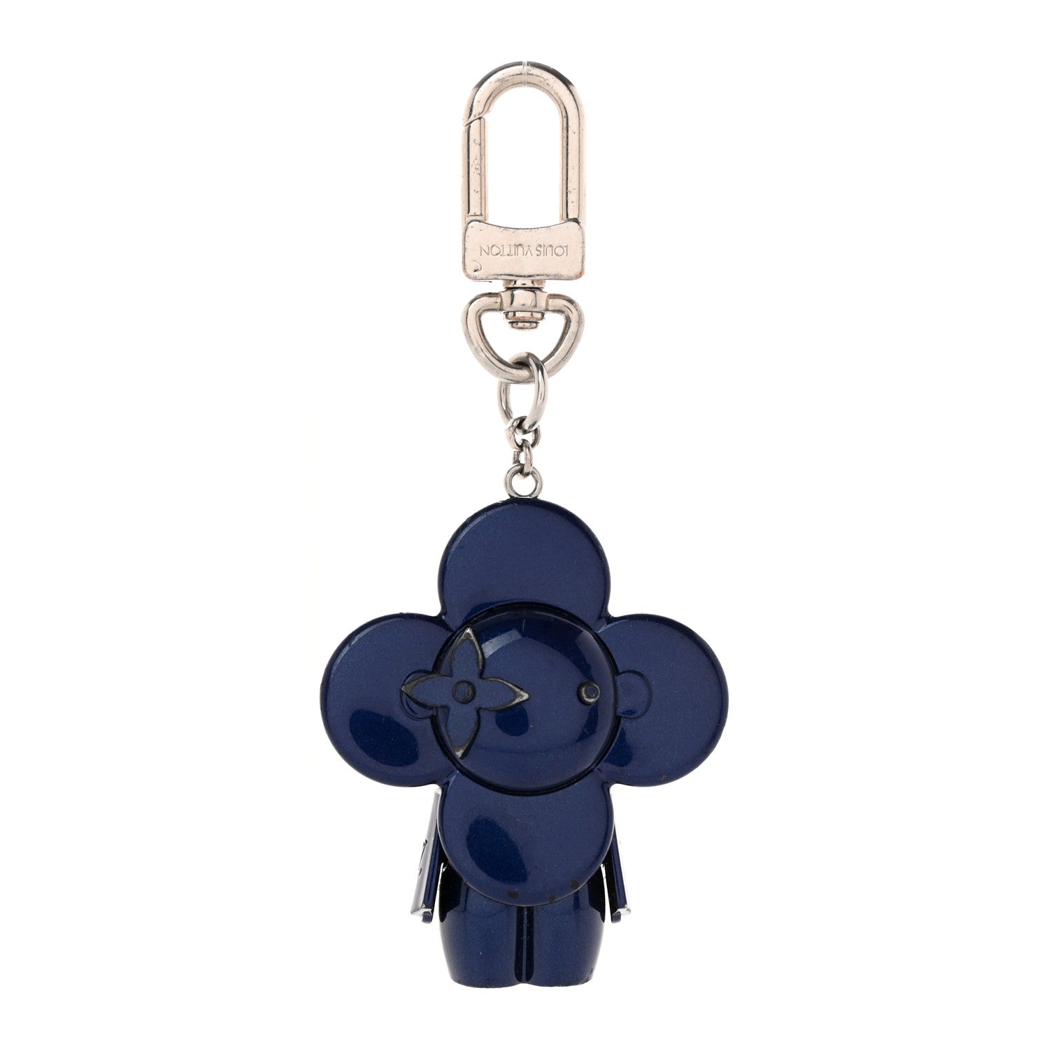 Louis Vuitton Metal Vivienne Bag Charm Key Holder Blue Marine 1 of 5