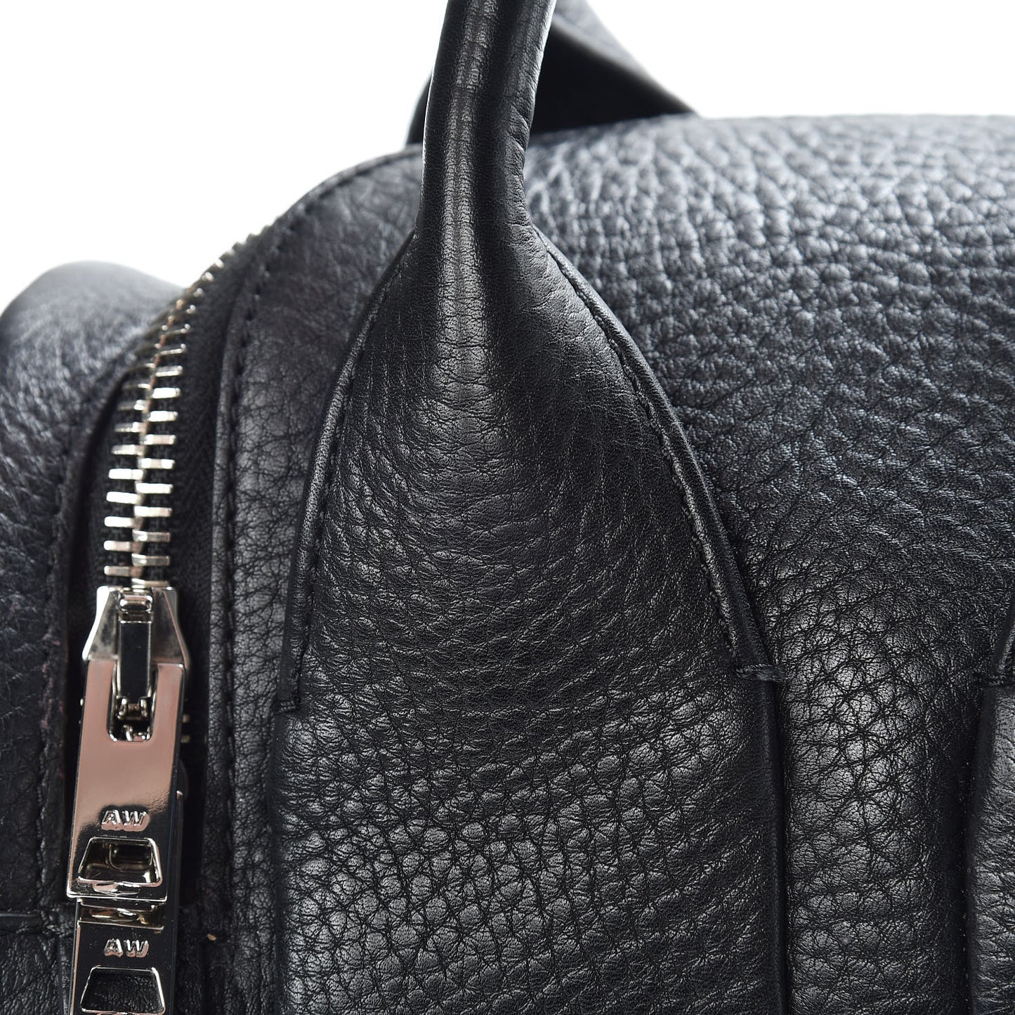 Pebbled Lambskin Mini Rockie Black Rhodium Hardware