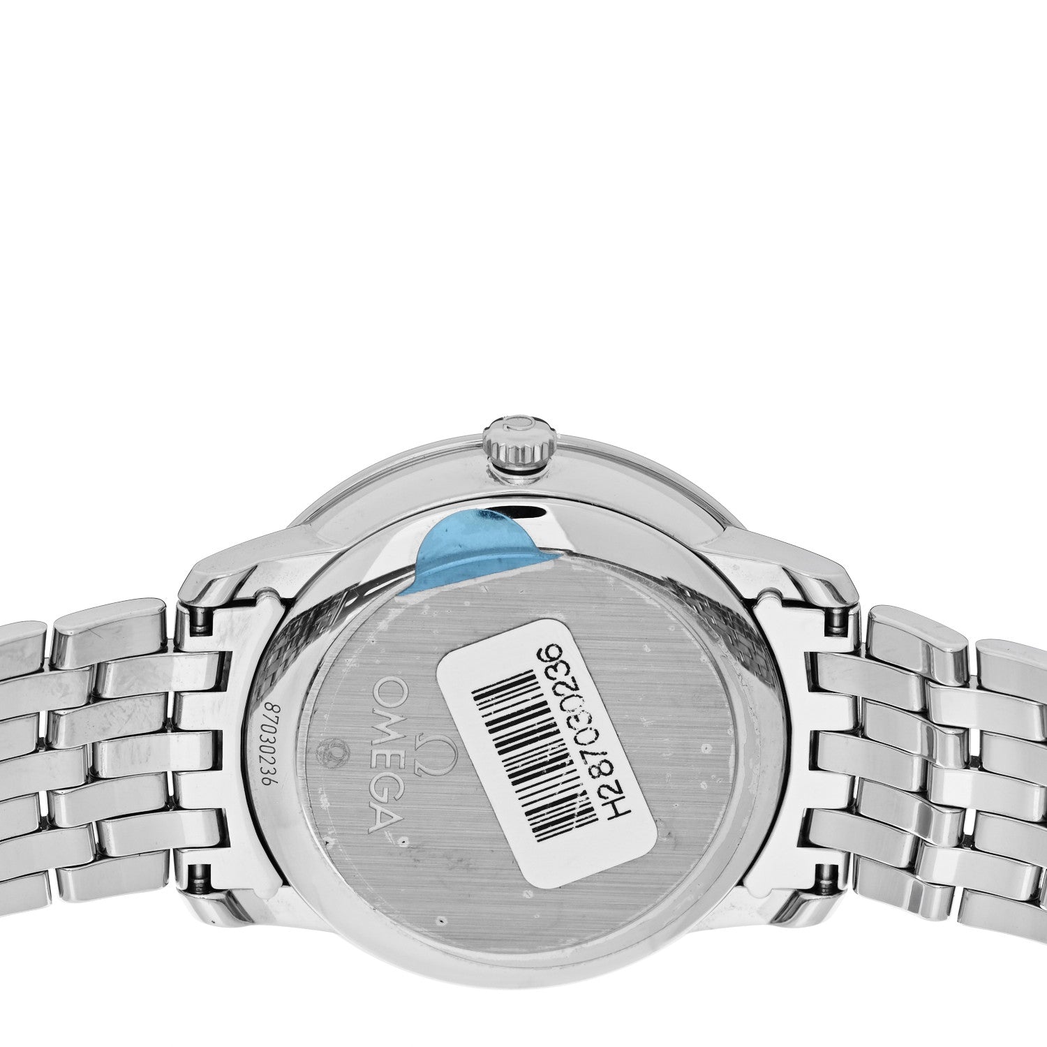 Omega Stainless Steel 37mm De Ville Prestige Co-Axial Automatic Watch Blue 424.10.37.20.03.001 4 of 5