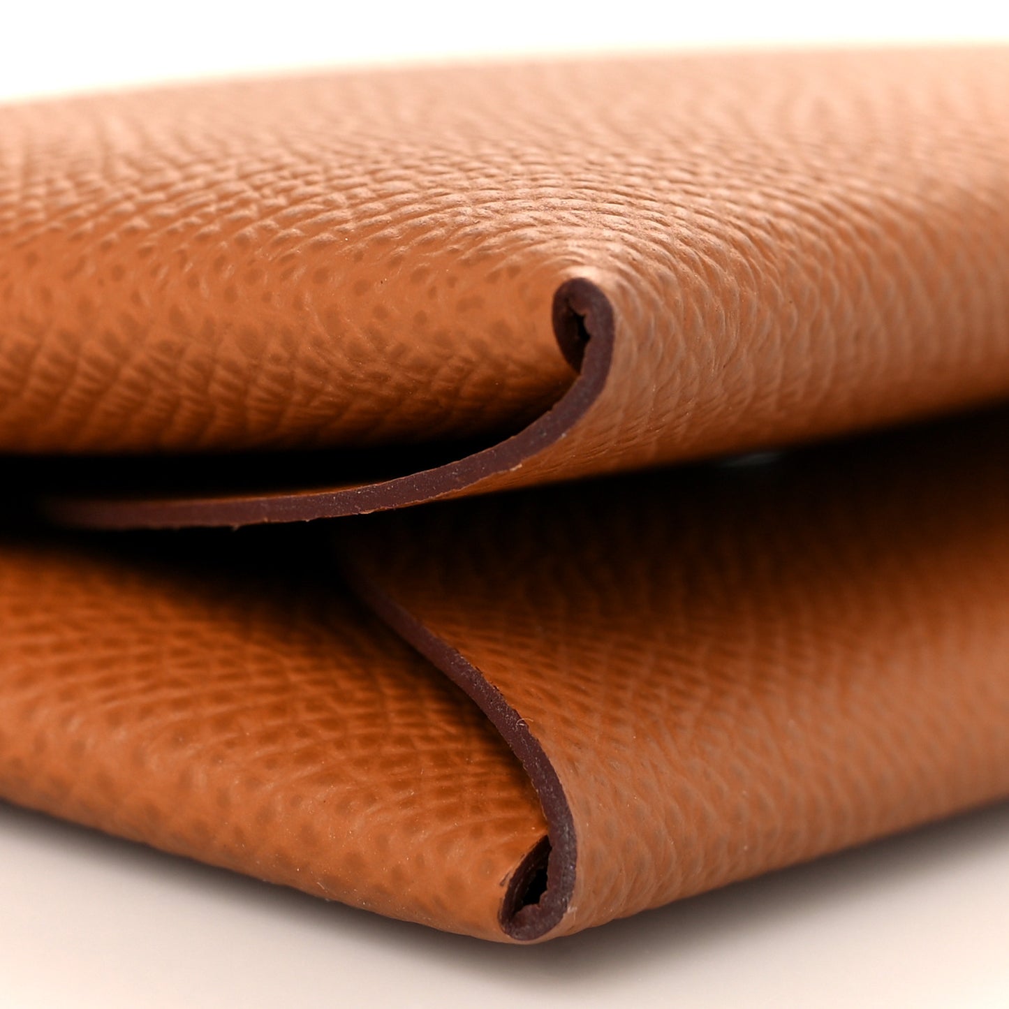 Epsom Calvi Duo Card Case Gold