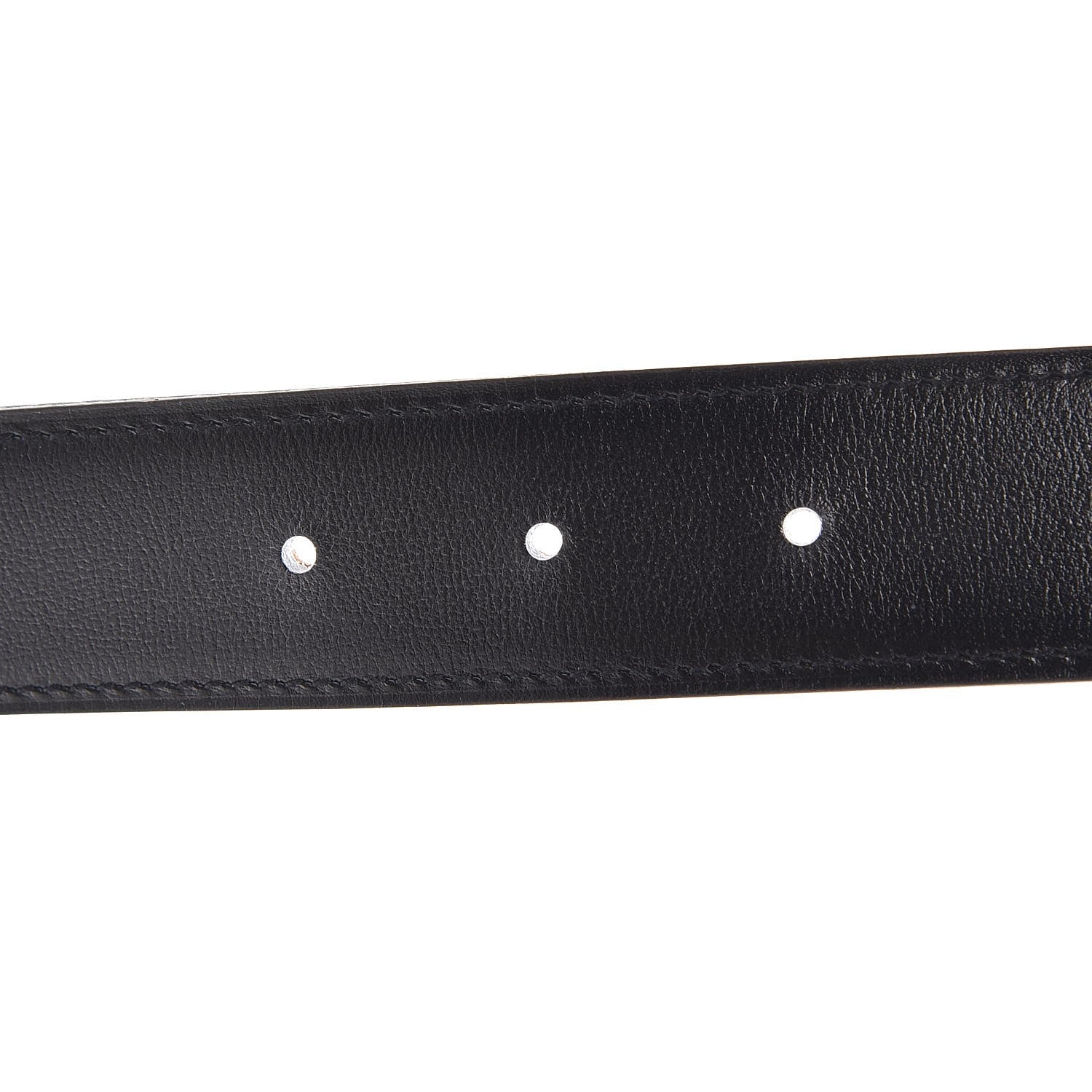Hermes Swift Togo 32mm Quizz H Belt 80 Black Gold 5 of 8