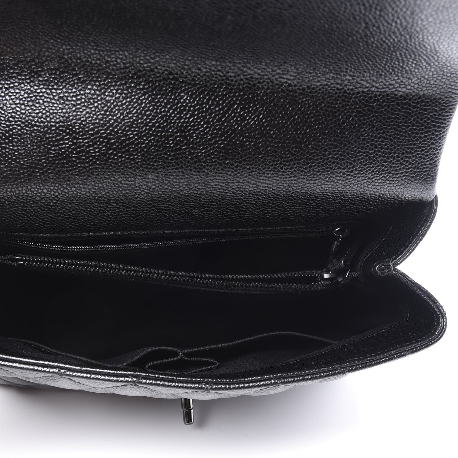 Chanel Caviar Quilted Small Coco Handle Flap So Black 4 of 10