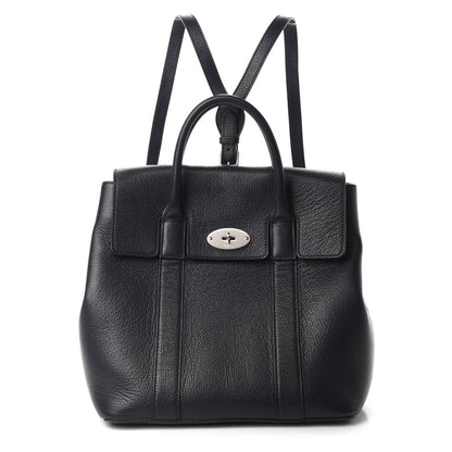 Mulberry Classic Grain Calfskin Small Bayswater Backpack Midnight Blue 1 of 11