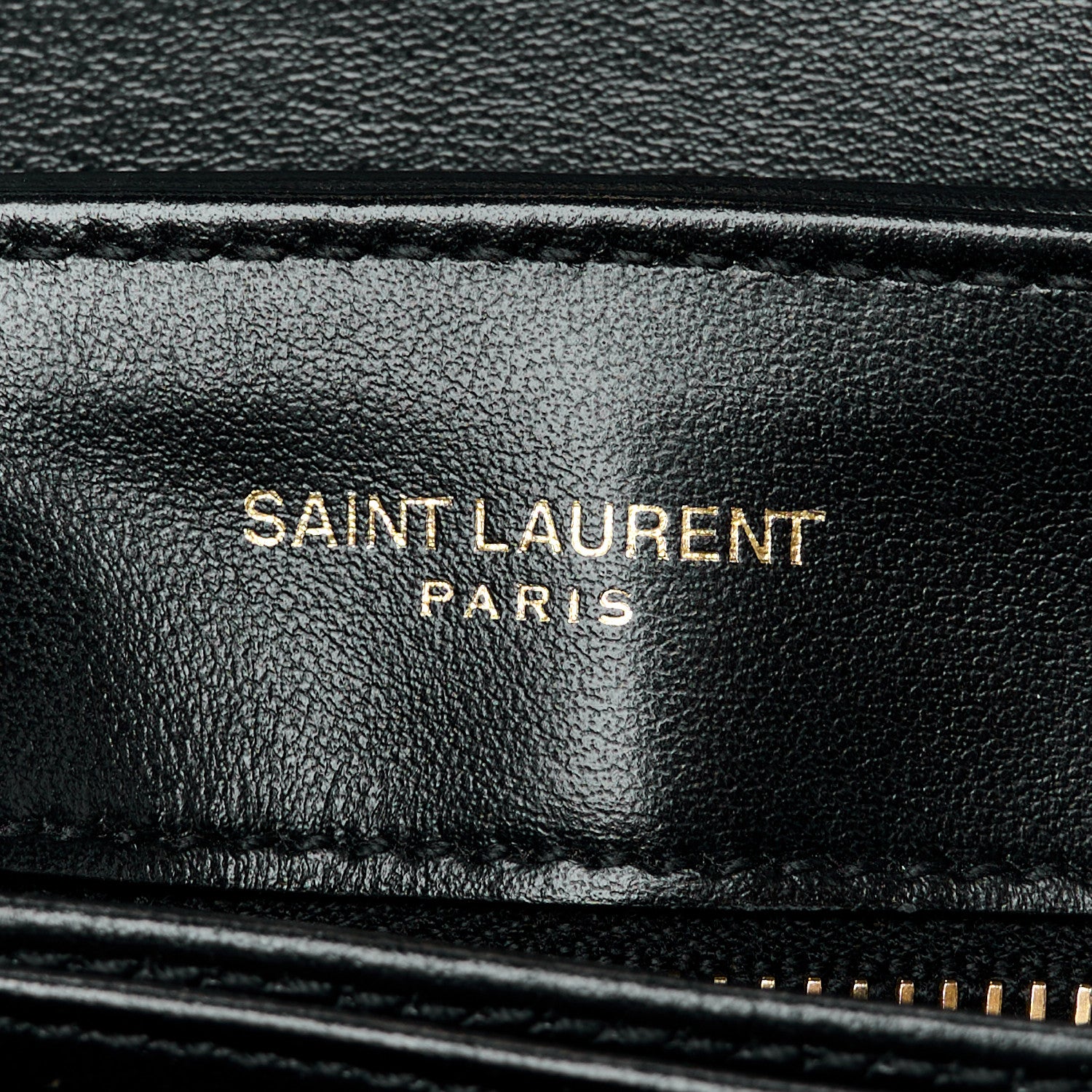 Saint Laurent Calfskin Y Quilted Monogram Toy Loulou Crossbody Bag Black 6 of 11