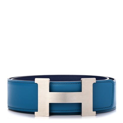 Hermes Epsom Swift 42mm Constance 2 H Belt 85 Bleu Izmir Bleu Saphir 1 of 5