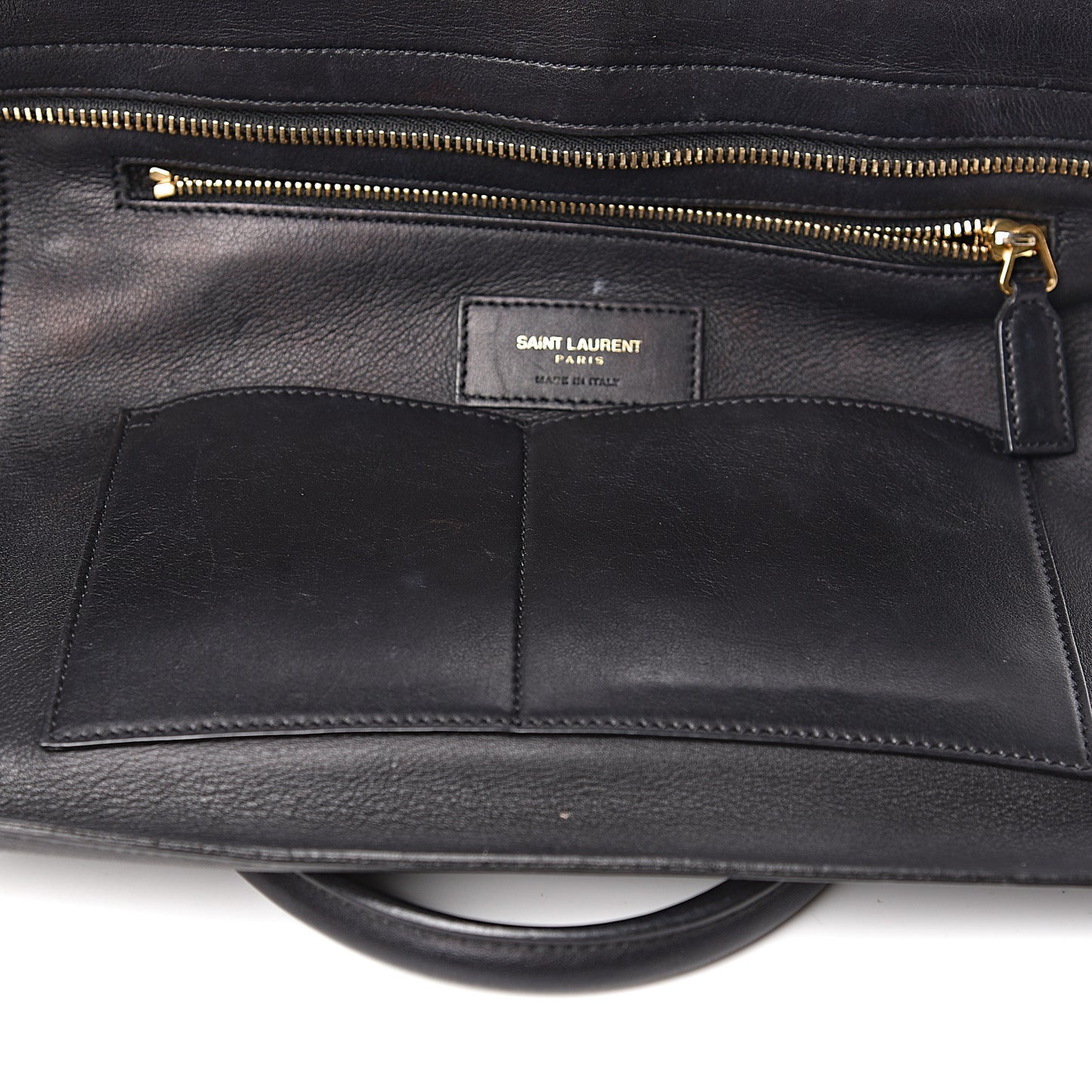 Calfskin Medium Classic Y Cabas Black