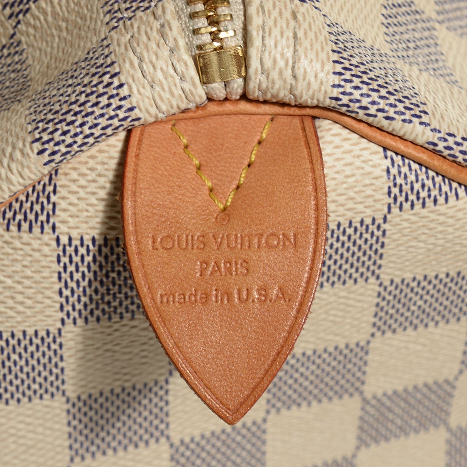 Louis Vuitton Damier Azur Speedy 35 6 of 9