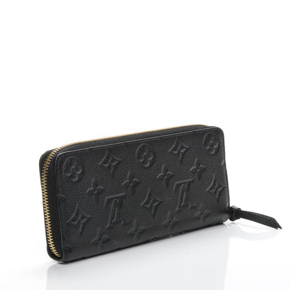 Louis Vuitton Empreinte Clemence Wallet Black 3 of 7