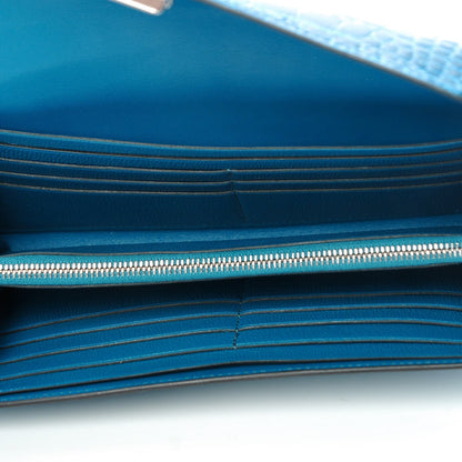 Hermes Shiny Alligator Constance Wallet Bleu Izmir 5 of 7