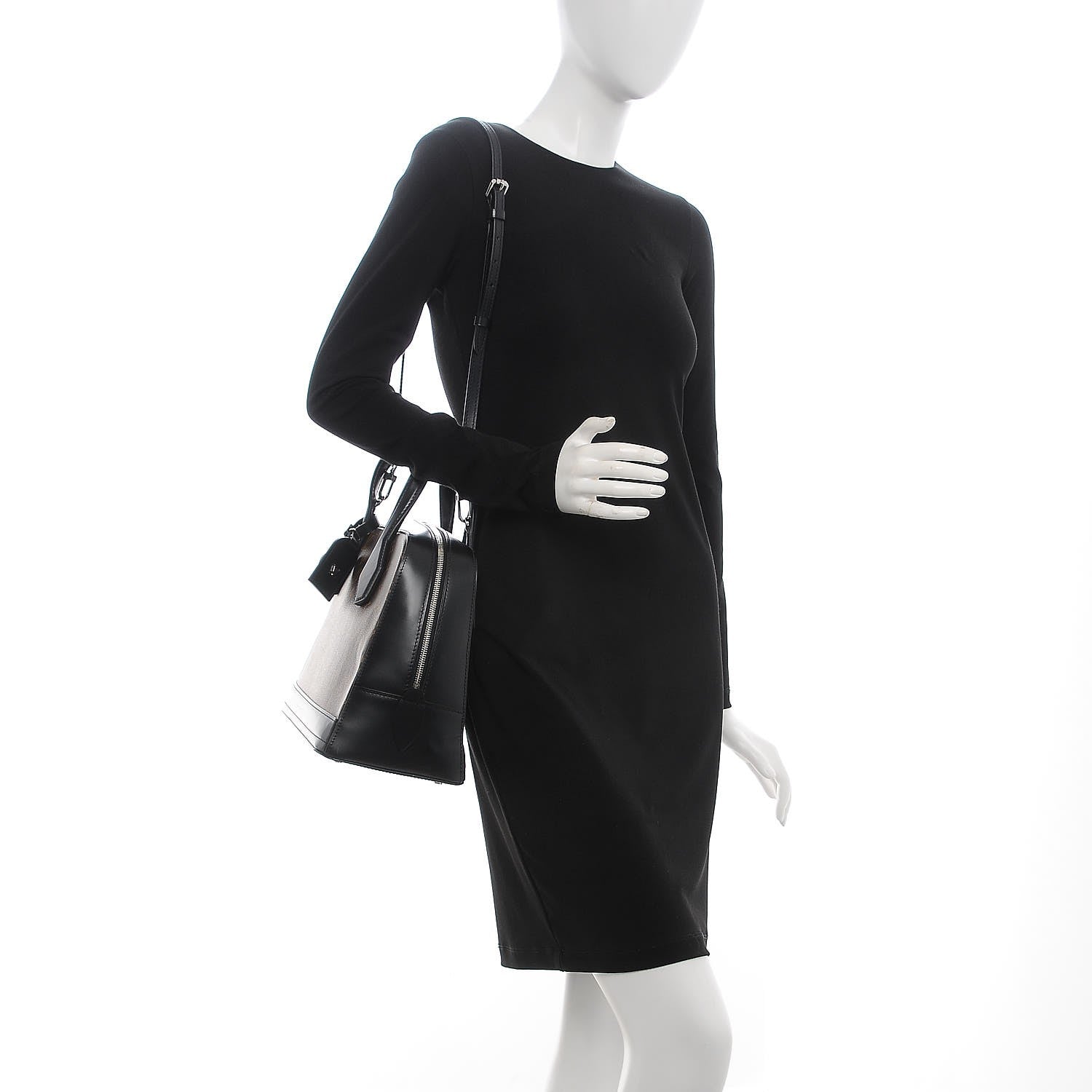 Louis Vuitton Monogram Dora MM Black 2 of 8