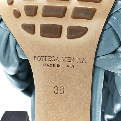 Bottega Veneta Shiny Nappa Intrecciato The Board Sandals 38 Linoleum 6 of 7